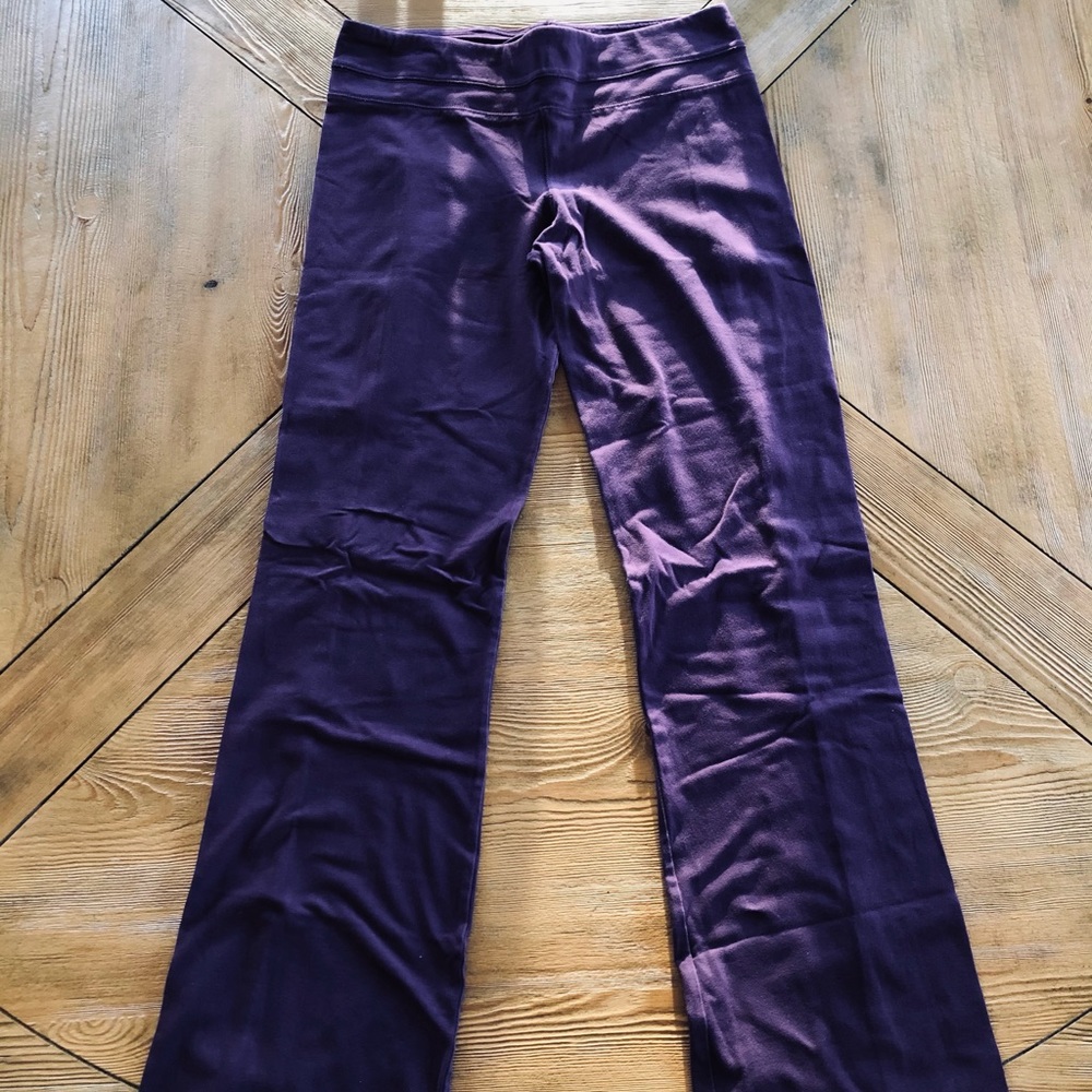 Express plum wide leg yoga pants
